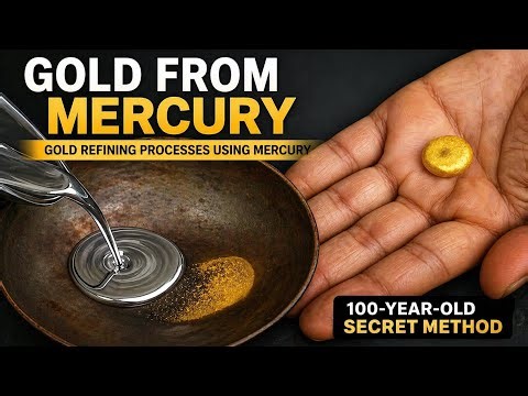 Gold Refining Process Using Mercury in United States 🇺🇸 | Traditional & Modern Methods