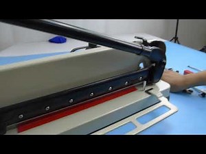 858 paper cutter adjust the blade