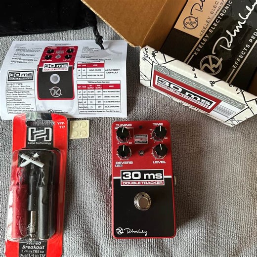 Keeley 30ms Double Tracker 2015 - Present - Red / Black | Reverb