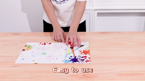 gisgfim 6 Pcs Art Paint Tablecloth Party Supplies Art Theme Birthday Party Decorations Creative Artist Painting Parties Table Covers for Kids 105 x 54 inch