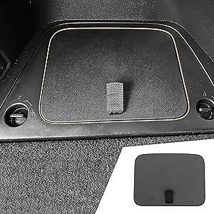 Rear Trunk Organizer Cover Compatible with 2023 2024 2025 2026 Honda Pilot Trunk Organizer Storage Bin Lid Left Driver Trunk Side Storage Box Cover Protector Black 7&8 Seats Pilot Accessories