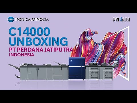 Konica Minolta C14000 Unboxing Indonesia