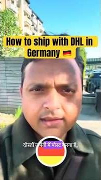 📦 First time shipping with DHL? Here is exactly how it works! 👇 #germany #viral #dhlgogreen