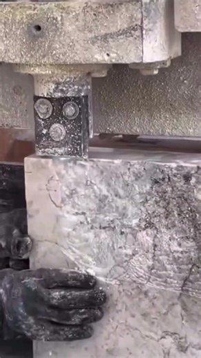 the process of forming patterns on granite #shorts