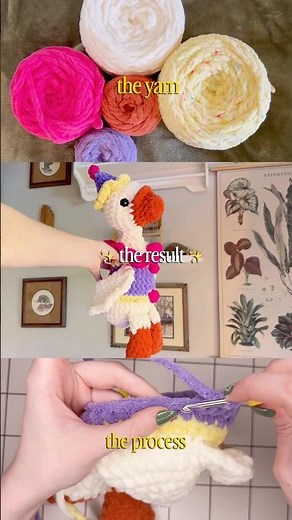 Silly Goose Love 🪿💌 #crochet #crochetpatterns #amigurumi #handmadecrochet #crochetpatterns