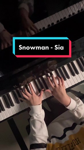 Snowman - SIA Piano Cover