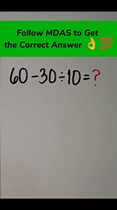 63K views · 1K reactions | Following MDAS Correct  #mathskills #fblifestyle #mathisfun | Mathtuto | Facebook