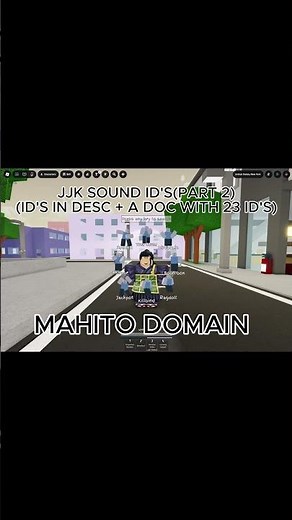 JJK songs roblox id's(for jjs) PART 2 #jjs #jjkgame #roblox