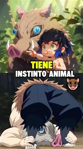 Because Inosuke acts like an animal? #kimetsunoyaiba #demonslayer #anime