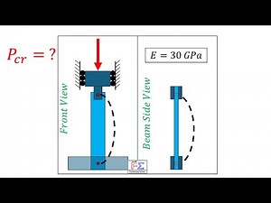 FE Mechanics of Material Buckling Example