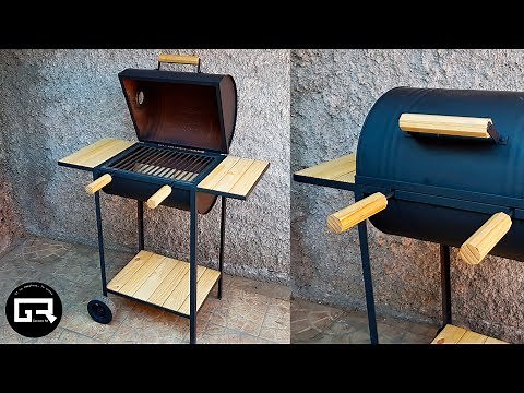 COMO HACER un ASADOR CASERO / BARREL BARBECUE SMOKER