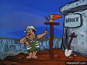 Flintstones Quitting Time on Make a GIF