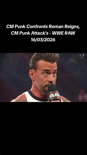 CM Punk Confronts Roman Reigns on WWE RAW