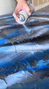 570K views · 1.7K reactions | Cement and spray paint transform table...