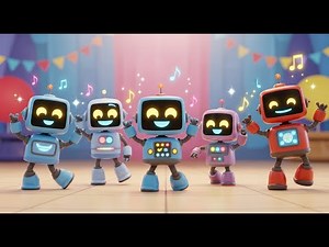 ダンスするロボットを数えよう 🤖💃🔢 | 子ども向け123ソング | 数字を楽しく学ぼう