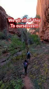 The Final Approach: A Breathtaking View of the Canyon Leading to the Golden Cathedral!