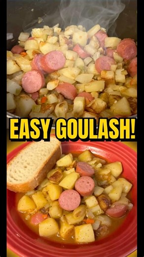 EASY GOULASH RECIPE! COMFORT FOOD IN 20 MINUTES!#goulash #howto #food #recipe