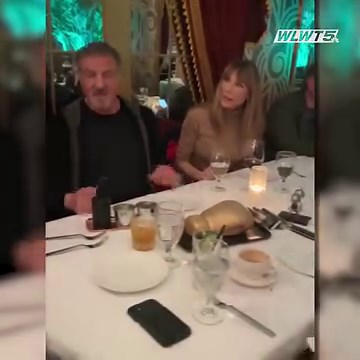 Jeff Ruby’s serves Sylvester Stallone a “knockout” meal 🥊 📸: Jeff Ruby’s Cincinnati | WLWT
