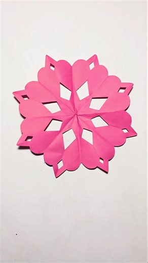 Amazing 3D paper craft tutorial video 💗💗 #crafting #DIY #DIYCrafts