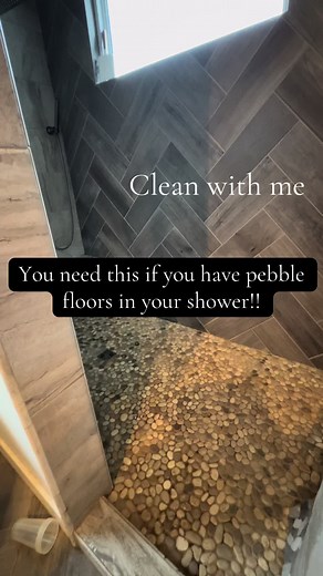 Effortless Cleaning for Pebble Shower Floors