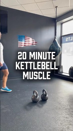 Kettlebell Muscle Strength Circuit Workout | Full Body Interval Workout with Two Kettlebells