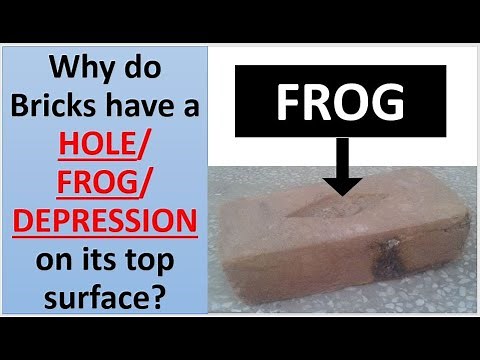 Purpose of Frog in Bricks | Function of Providing Frog in Bricks | Holes in Bricks | Civil Engineer
