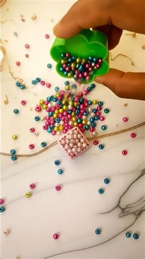 ASMR Pouring beads 🌟 ❤️ 🌈#shortsfeed #shorts @qstvids #reverseBeads | RELAXING #foryou#entertainment