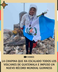 ¡Qué orgullo! 💙 Barbara Padilla marcó la historia para Guatemala al establecer un nuevo Récord Guinness como la persona que mayor distancia vertical ha recorrido a pie en un mes. 😱⛰🚶‍♀ Aquí te contamos más de su historia. 💯 #BicentenarioGuatemala #OrgulloGT | Guatemala.com