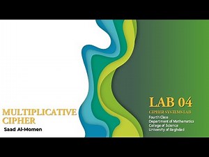 Cipher Systems LAB Using Matlab | Multiplicative Cipher | LAB 04