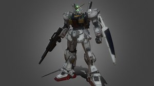 (ROBOT) Gundam mk2 with realistic texture - 3D model by godzilla213213