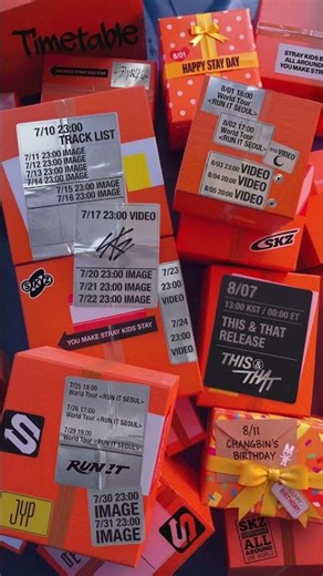 Stray Kids "THIS & THAT" TIMETABLE
