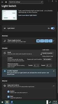 Instantly Switch Between Light and Dark Mode in Windows! How to Use PowerToys "Light Switch"