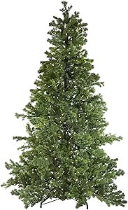 Northlight Real Touch™ Pre-Lit Green Mountain Pine Artificial Christmas Tree - 7.5' - Dual Color LED Lights
