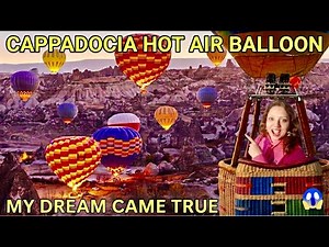 Cappadocia Hot Air Balloon Ride 4K | Once In A Lifetime Experience |My Dream Came True Turkey EP-13