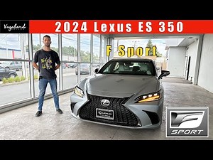 The slightly redesigned F Sport. 2024 Lexus ES 350