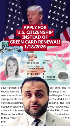 Apply for U.S. Citizenship Instead of Renewing Your Green Card — Do You Really Get an Automatic 2-Year Renewal When You Apply? #USCitizenship #GreenCard #Immigration #MythBusters #CitizenshipProcess #VisaTalk #fyp #viral