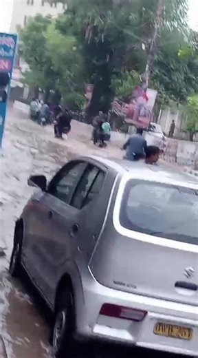 RAIN KARACHI FLOOD ROAD #rain #karachi #flood #road #viral #shorts #new #gaming #pubg #like #love