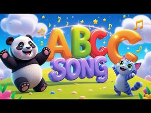 ABC Song | Funny Video For Kids | Cute Cartoon & Nursery Rhymes