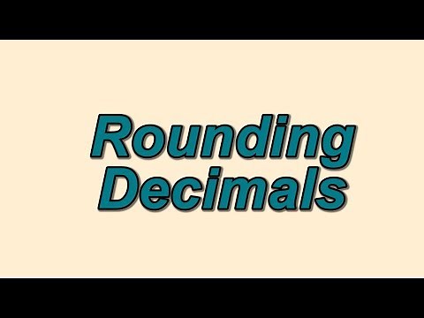 How to Round Decimals