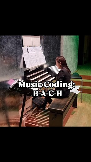 1K views · 643 reactions | If you think coding started with computers…nope! Liszt was already coding Bach’s name into music, four notes: B-A-C-H. Here is the Bach-code moment  #liszt #bach #pipeorgan #organmusic #coding #codingmusic #classicalmusic | Milkica Radovanovic | Facebook