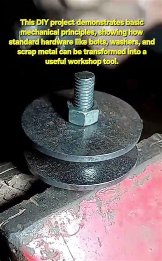 How to Make a Heavy-Duty DIY Pulley from Old Bearings | Creative Engineering