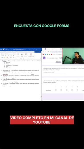 Encuestas con Google Forms #investigacion #encuesta #googleforms