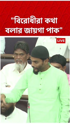বিরোধীরা কথা বলার জায়গা পাক: Nawsad Siddique #shorts #abpananda #nawsadsiddiquemla