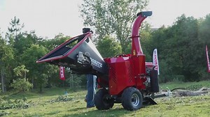 [Hot Item] High Performance 5 Inch Mulcher Branch Shredder 15HP Auto-Feeding Wood Chipper Shredder