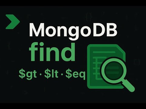 Curso Mongo Operadores de comparación