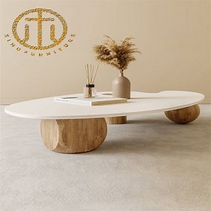 [Hot Item] Log Customizable Classic European Living Room Coffee Table Furnture