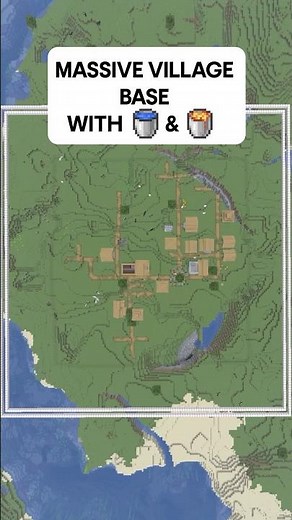BEST EASY Village Defence #minecraft #village #base #castle #easy