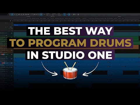 The BEST Way to Program Drums in Studio One (All Versions)
