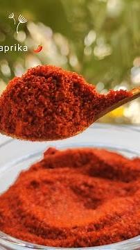 Comment faire sécher des poivrons rouges pour faire du paprika ? | how do you make paprika 🌶️