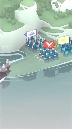 First encounter with giants | Bad North #gaming #video #shorts #short #youtube #youtubeshorts